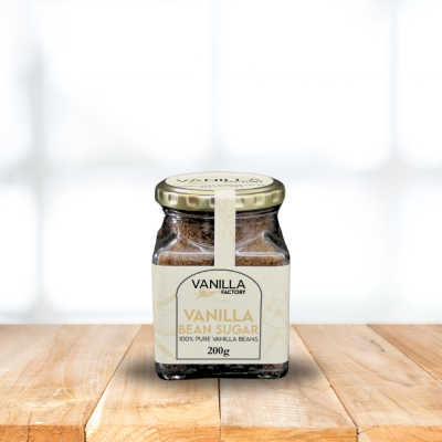 Premium gourmet spices, vanilla products, and natural flavoring ingredients, including Madagascan vanilla beans, cinnamon, sugar, extracts, and syrups for baking and cooking.
