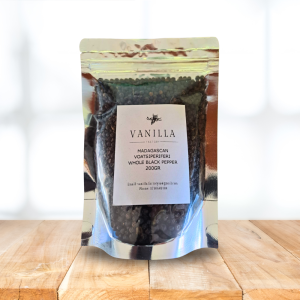 Premium gourmet spices, vanilla products, and natural flavoring ingredients, including Madagascan vanilla beans, cinnamon, sugar, extracts, and syrups for baking and cooking.