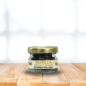 Premium gourmet spices, vanilla products, and natural flavoring ingredients, including Madagascan vanilla beans, cinnamon, sugar, extracts, and syrups for baking and cooking.